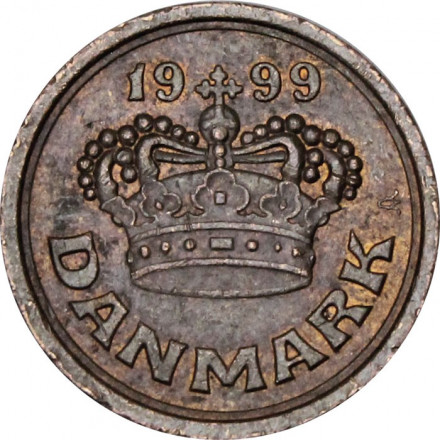 Дания 25 эре 1999 год - Корона