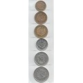 Набор из 6 монет Узбекистан 1994 год