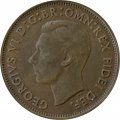 Австралия 1/2 пенни 1949 год - Король Георг VI. Кенгуру