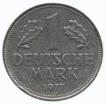 ФРГ 1 марка 1977 год (D)