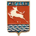 Значок Магадан. Герб. Батумская серия