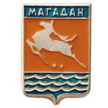 Значок Магадан. Герб. Батумская серия