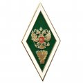 Нагрудный академический знак &quot;Об окончании сельскохозяйственного ВУЗа&quot;, без смолы