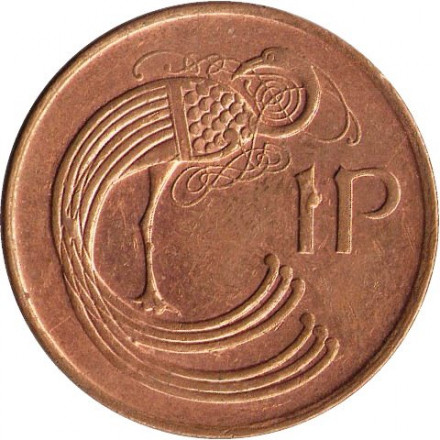 Ирландия 1 пенни 1996 год