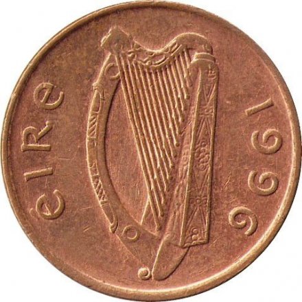 Ирландия 1 пенни 1996 год