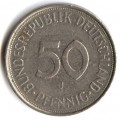 ФРГ 50 пфеннигов 1972 год (J)