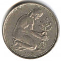 ФРГ 50 пфеннигов 1972 год (J)