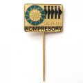 Значок-иголка ЧССР Машиностроение. CKD PRAHA KOMPRESORY. Завод электромоторов и компрессоров