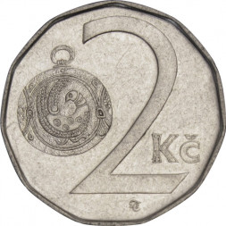 Чехия 2 кроны 2004 год