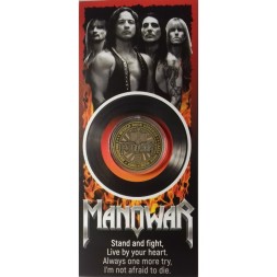 «Manowar» - Гравированная цветная монета 10 рублей в буклете