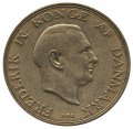 Дания 2 кроны 1954 год - Король Фредерик IX