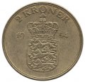 Дания 2 кроны 1954 год - Король Фредерик IX