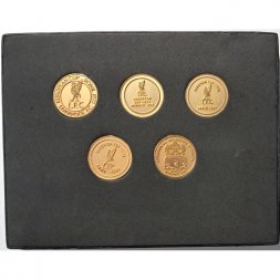 Набор из 5 значков Европейских чемпионов. European champions badge set (в коробке)