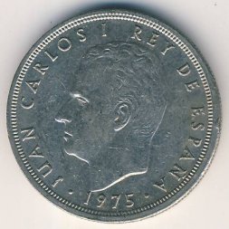 Испания 5 песет 1975 год - Хуан Карлос I