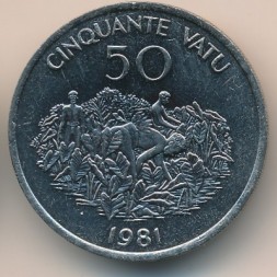 Вануату 50 вату 1981 год