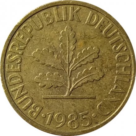 ФРГ 10 пфеннигов 1985 год (G)