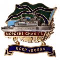 Знак Морские силы ПВ. ПСКР &quot;Нева&quot;