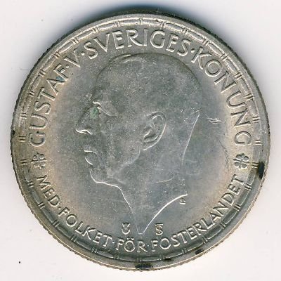 Швеция 2 кроны 1946 год