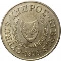 Кипр 20 центов 1998 год - Зенон Китийский