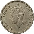 Малайя 5 центов 1950 год - Король Георг VI