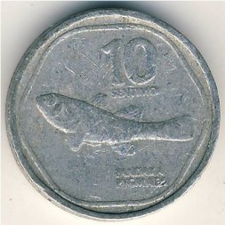 Филиппины 10 сентимо 1987 год