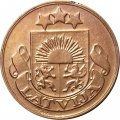 Латвия 2 сантима 1932 год