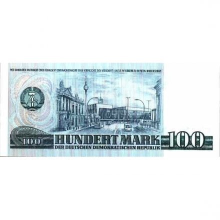 ГДР 100 марок 1975 год - Карл Маркс UNC