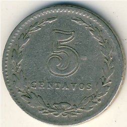 Аргентина 5 сентаво 1935 год