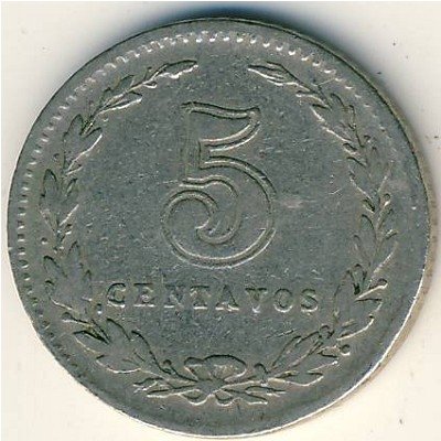 Аргентина 5 сентаво 1935 год