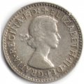 Австралия 3 пенса 1955 год