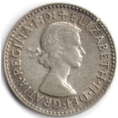Австралия 3 пенса 1955 год