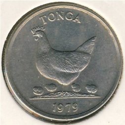 Тонга 5 сенити 1979 год