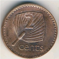 Фиджи 2 цента 1994 год
