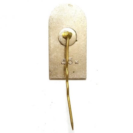 Значок-иголка Город Пушкин. Колонна (синий)