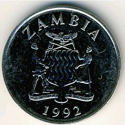 Замбия 50 нгве 1992 год