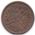 Австрия 2 геллера 1911 год