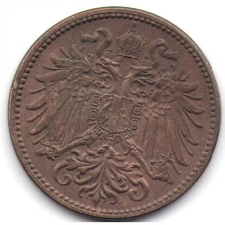 Австрия 2 геллера 1911 год