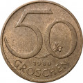 Австрия 50 грошей 1980 год