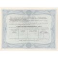 Сертификат акций на 1000 рублей 1994 год АО &quot;ТЕЛЕМАРКЕТ-инвест&quot; - UNC