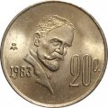 Мексика 20 сентаво 1983 год - Франсиско Мадеро