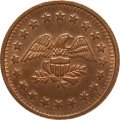 Жетон игровой США No cash value. Орел