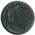 Остров Мэн 1 крона 2001 год - Мореплаватели - Мартин Фробишер