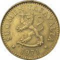 Финляндия 10 пенни 1971 год