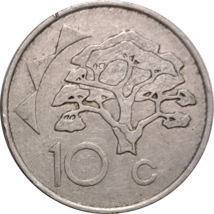 Намибия 10 центов 1996 год