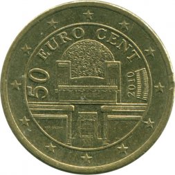 Австрия 50 евроцентов 2010 год