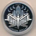 Канада 1 доллар 2000 год - Миллениум. Шаттл Дискавери (Proof)