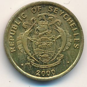 Сейшелы 5 центов 2000 год