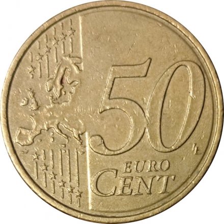 Люксембург 50 евроцентов 2010 год - Великий герцог Люксембурга Анри