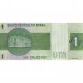 Бразилия 1 крузейро 1980 год - Скульптура «Республика». Здание банка - UNC