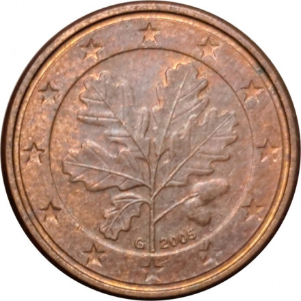 Германия 1 евроцент 2005 год (G)